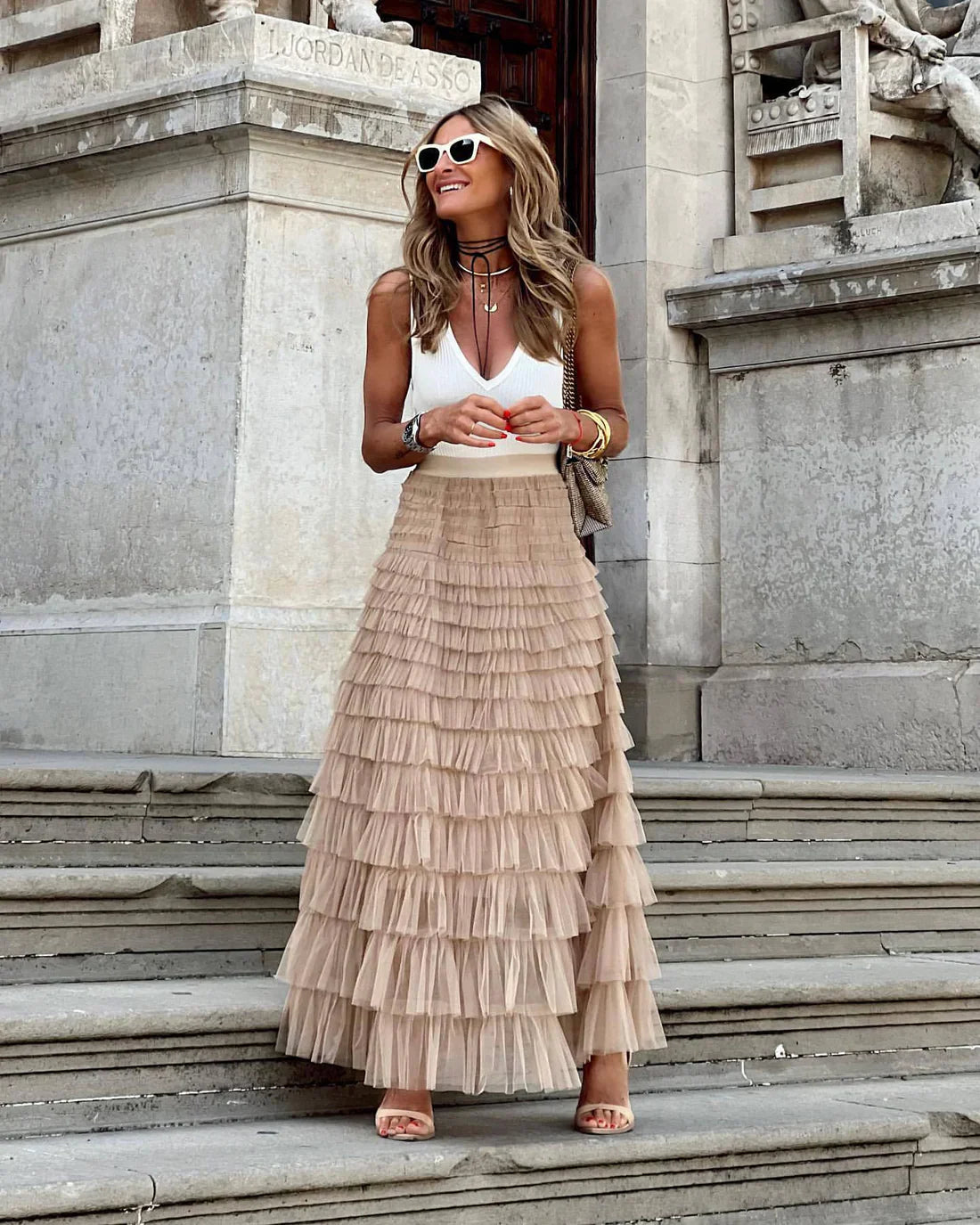 MC | Elegant skirt with elastic waistband