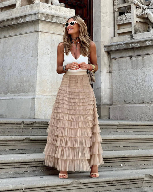 MC | Elegant skirt with elastic waistband