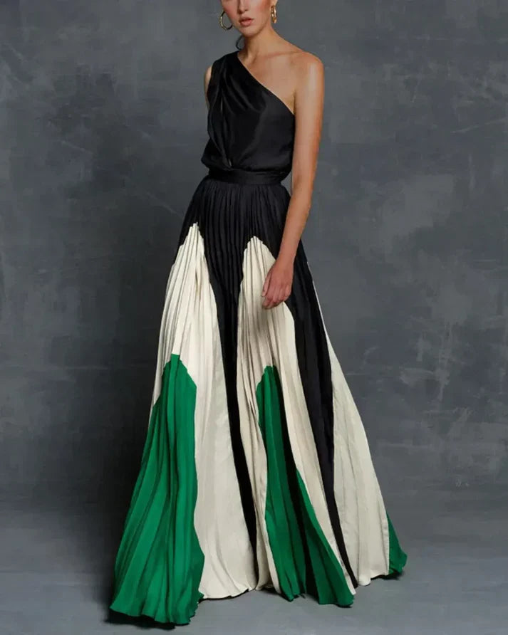 MC | Glamorous maxi dresses with one shoulder