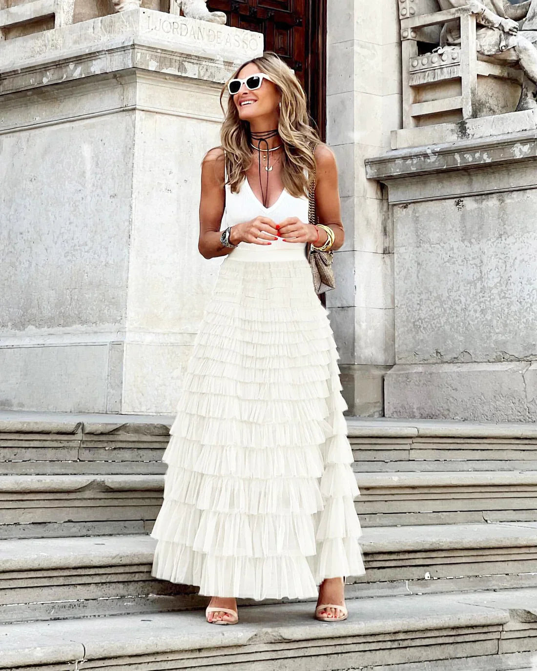 MC | Elegant skirt with elastic waistband