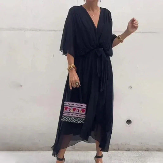 MC | Elegant dress with V-neck